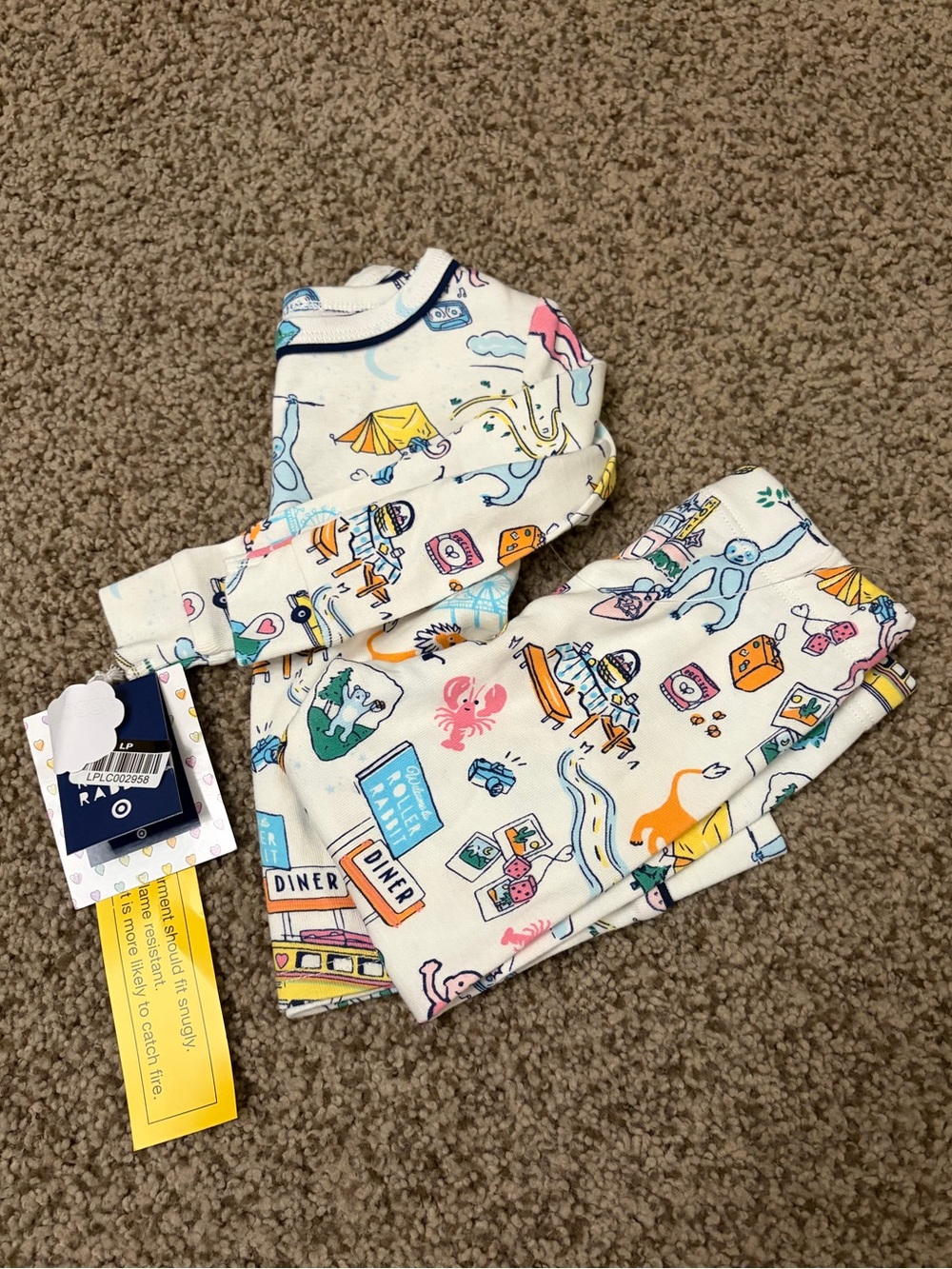 Roller Rabbit toddler Pjs NWT